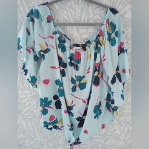 Lane Bryant, women's Floral Blouse, Size 14/16